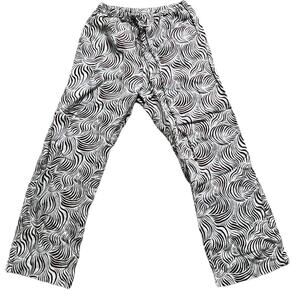 Reformation Black & White Swirl Print Trousers